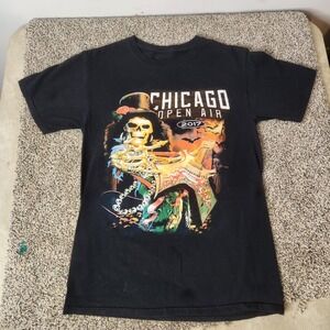 OZZY OSBOURNE 2017 CHICAGO OPEN AIR CONCERT T SHIRT SLAYER ROB ZOMBIE KORN Small